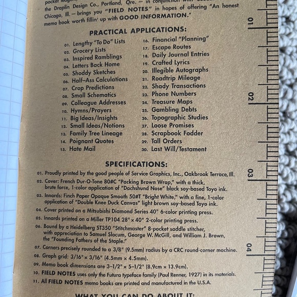 Mini Adidas Field Notes Notebook & Funny Post It Cards - Picture 5 of 8